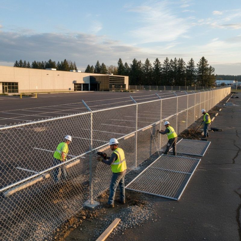 Cyclone Fence Installation